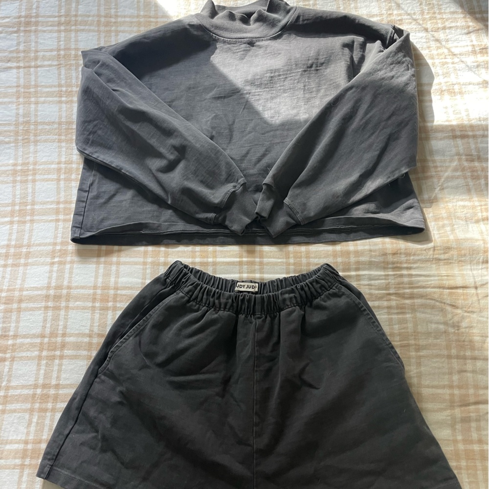 Rudy Jude Gardener Crop & Shorts - Ink - Size Small - Gently Used.